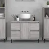 Image de vidaXL Meuble d'évier sonoma gris 80x33x60 cm bois d'ingénierie821282