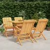Image de vidaXL 5-delige Tuinset massief teakhout3155005