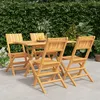Image de vidaXL 5-delige Tuinset massief teakhout3155007