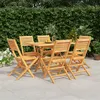 Image de vidaXL 7-delige Tuinset massief teakhout3155012