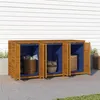 Image de vidaXL Boîte de rangement de jardin 210x87x104 cm bois massif d'acacia 3155243