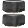 Image de Housses pour meubles de jardin 2 pcs 10 oeillets Ø260x90 cm rond