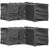 Image de Ensembles canapés, fauteuils et tables de jardin Vidaxl polyethylene noir 2 pieces