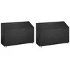 Image de vidaXL Housses de banc de jardin 2 pcs 8 oeillets 190x70x70-88 cm PE 3155391