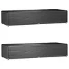 Image de vidaXL Housses pour chaise longue 2 pcs 12 oeillets 205x75x40 cm PE 3155393