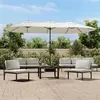 Image de vidaXL Parasol de Jardin à Double Tête avec LED, Pare-soleil de Patio, Abri de Soleil, Parasol de Plage Terrasse Extérieur, 362953