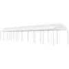 Image de vidaXL Prieel met dak 20,07x2,28x2,69 m polyetheen wit3155509