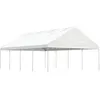 Image de vidaXL Prieel met dak 8,92x5,88x3,75 m polyetheen wit3155520