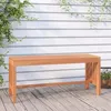 Image de vidaXL Banc de jardin 110 cm bois massif d'eucalyptus 363288