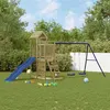 Image de vidaXL Aire de jeux d'extérieur bois de pin imprégné, ensemble de jeu, ensemble de jeu en bois, ensemble de terrain de jeu 3155896