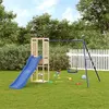 Image de vidaXL Aire de jeux d'extérieur bois de pin massif, ensemble de jeu, ensemble de jeu en bois, ensemble de terrain de jeu 3155954
