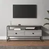 Image de Meuble TV sonoma gris 100x35x45 cm bois d ingénierie