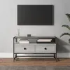 Image de Meuble TV sonoma gris 80x35x45 cm bois d ingénierie