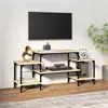 Image de vidaXL Meuble TV chêne sonoma 117x35x52 cm bois d'ingénierie826316