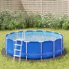 Image de Vidaxl Tapis de Sol pour Piscine, Gris Clair, Ø306 Cm, Géotextile Polyester