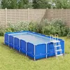 Image de vidaXL Zwembadgrondzeil 500x250 cm polyester geotextiel lichtgrijs94233
