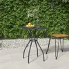 Image de vidaXL Table de jardin anthracite 50x50x72 cm treillis d'acier 362730