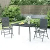 Image de vidaXL Table de jardin anthracite 110x80x72 cm Treillis d'acier 362733