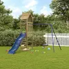 Image de vidaXL Aire de jeux d'extérieur bois de pin imprégné, ensemble de jeu, ensemble de jeu en bois, ensemble de terrain de jeu 3156930