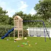 Image de vidaXL Aire de jeux d'extérieur bois de pin massif, ensemble de jeu, ensemble de jeu en bois, ensemble de terrain de jeu 3156964