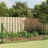 Image de vidaXL Draadgaashek met flens 0,8x10 m groen154176