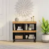 Image de vidaXL Bijzetkast 85x33x75 cm massief mangohout352897