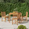 Image de vidaXL 5-delige Tuinset massief teakhout3157145