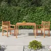 Image de vidaXL 3-delige Tuinset massief teakhout3157146