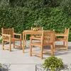 Image de vidaXL 5-delige Tuinset massief teakhout3157147