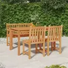 Image de vidaXL 4-delige Tuinset massief teakhout3157151