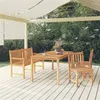 Image de vidaXL 4-delige Tuinset massief teakhout3157157
