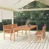 Image de vidaXL 4-delige Tuinset massief teakhout3157160