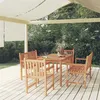 Image de vidaXL 5-delige Tuinset massief teakhout3157164