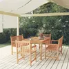 Image de vidaXL 5-delige Tuinset massief teakhout3157167