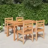Image de vidaXL 5-delige Tuinset massief teakhout3157183