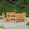 Image de vidaXL 5-delige Tuinset massief teakhout3157198