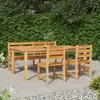 Image de vidaXL 4-delige Tuinset massief teakhout3157203