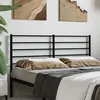 Image de Tête de lit métal noir 120 cm