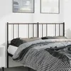 Image de vidaXL Hoofdbord 150 cm metaal zwart352514