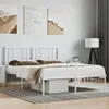 Image de vidaXL Bedframe met hoofdbord metaal wit 160x200 cm352532