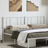 Image de vidaXL Hoofdbord 180 cm metaal wit352565