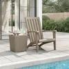 Image de vidaXL Chaise de jardin Adirondack marron clair polypropylène 364166
