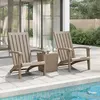 Image de Chaises de jardin Adirondack lot de 2 marron clair PP