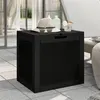 Image de vidaXL Boîte de stockage de jardin noir 55,5x43x53 cm polypropylène 364178
