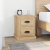 Image de Table de chevet chêne sonoma 39x39x47,5 cm bois d ingénierie
