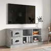 Image de vidaXL Meuble TV gris béton 102x35,5x47,5 cm bois d'ingénierie816180