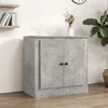Image de vidaXL Buffet, Armoire Latérale avec Rangement, Table de Chevet, Meuble Salle de Séjour Intérieur, Moderne, Gris Béton Bois d'Ingénierie 816188