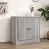 Image de vidaXL Buffet, Armoire Latérale avec Rangement, Table de Chevet, Meuble Salle de Séjour Intérieur, Moderne, Sonoma Gris Bois d'Ingénierie