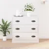 Image de vidaXL Buffet blanc brillant 70x35,5x67,5 cm bois d'ingénierie816226