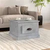 Image de vidaXL Table basse gris béton 50x50x35 cm bois d'ingénierie816252